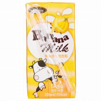韩国Yonsei(延世)香蕉味牛奶饮料200ml