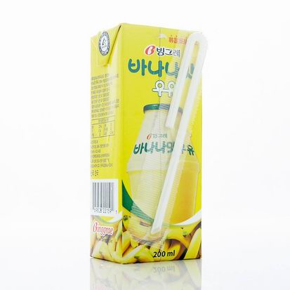 韩国宾格瑞香蕉牛奶200ML